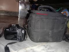 DSLR canon 1200d +1800 55 lence +card 64 gb + charger