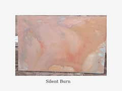 Silent Burn – Original Abstract Painting on Canvas – 25x25 inch