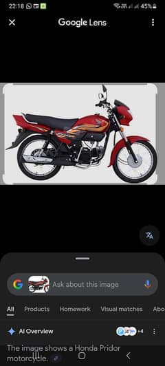 honda 100 pridor hai red colour hai full genuine hai