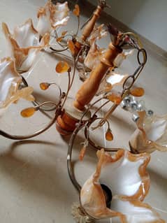 Fanoos Pair Chandelier Ceiling Light Good Condition, Price negotiable