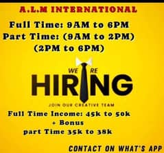 OFFICE WORK AND ONLINE WORK AVAILABLE FOR MALE AND FEMALE