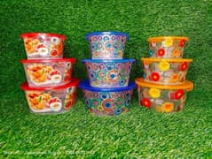 Crockery all items available