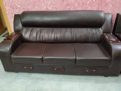 leather sofa