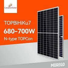 Canadian 700W N-type TOPCon Bifacial Module