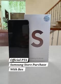 Samsung S21 FE - 8/256 - Black - Official PTA with Box