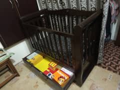 Sheesham wood baby cart for sale