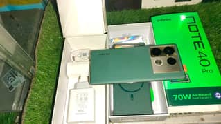 Infinix Note 40 Pro 24Gb Ram 256Gb Room Full box 0309/2665/248