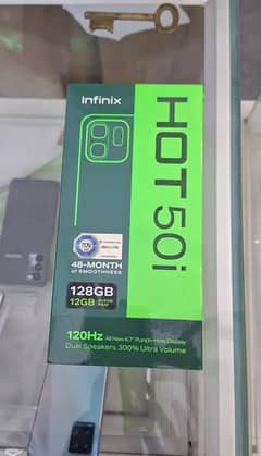 infinix hot 50i Box pack