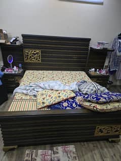 king bed and dressing