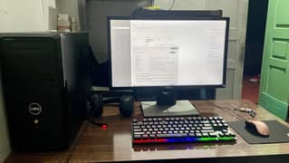 Complete PC Setup - Dell 24” LED + Core i5 CPU | 12 GB Ram | 2GB Graph