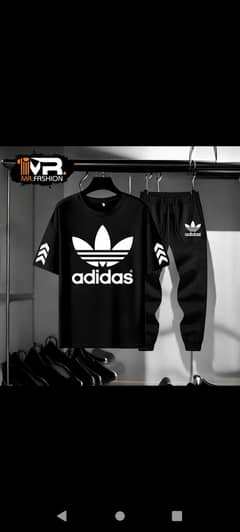 Summer Adidas printed T-SHIRT TROUSER TRACK SUIT