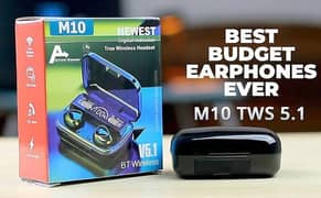 Newest M10 TWS Earbuds Orignal battery  time