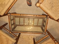 4 Chairs and centre table