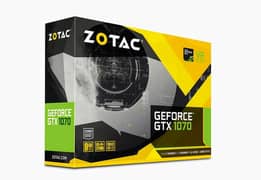 Nvidia GeForce GTX 1070 8GB GDDR5 1080p gaming With ready