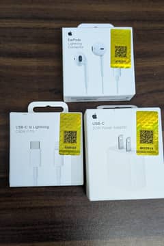 Iphone original charger and handfree