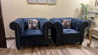 5 seater chester style sofa
