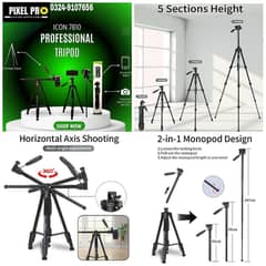 ICON i7810 Professional Overhead Tripod + Monopod mobile Tripod iPhone