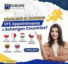 Schengen All Visas Appointment Available And Assistance