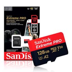 SanDisk Micro SD 200mbs Extreme PRO UHS-I for gopro, drone card mobile