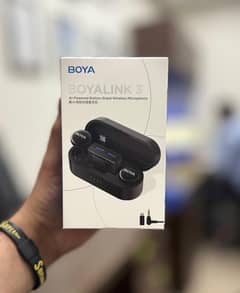 Boya Link 3 Dual Wireless Mic For Mobile & Camera 3 years Warranty noi