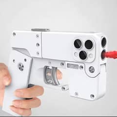 Soft Bullet Toy Gun -IC380 Cell Phone Shape Foldable Soft bullet Gun
