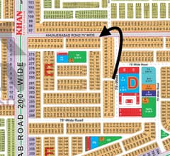 1-Kanal Prime Location Corner, 75 Ft Khunjerab Road in E Block LDA City