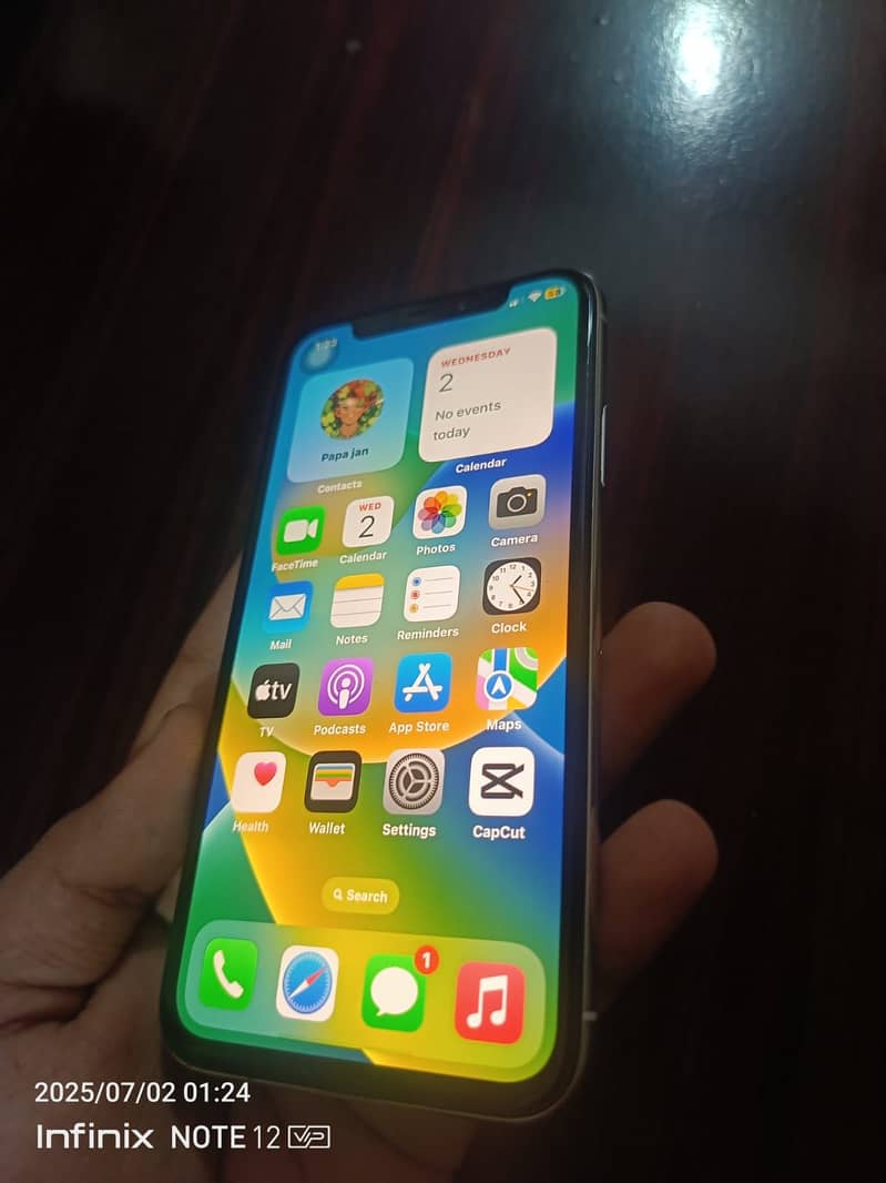 Iphone x officiall Pta Approved 256 gb 03392608091 [ 11 12 13 14 15 5