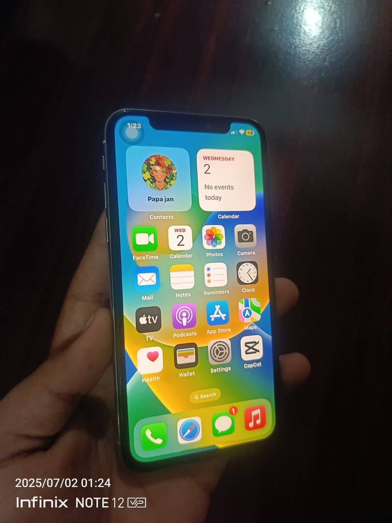 Iphone x officiall Pta Approved 256 gb 03392608091 [ 11 12 13 14 15 6