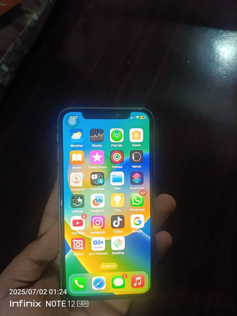 Iphone x officiall Pta Approved 256 gb 03392608091 [ 11 12 13 14 15 7