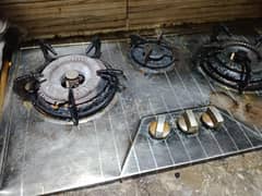 3 burner stove