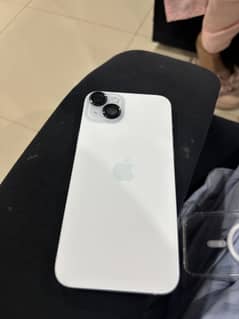 Iphone 15 Plus Full Lush Condation White Blue Colour with 90% Battry
