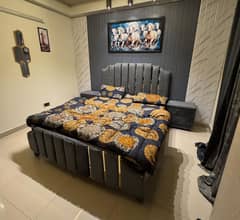 daily basis weekly basis one bad fully furnished luxury apertment available for rent gulbreg greens islamabad