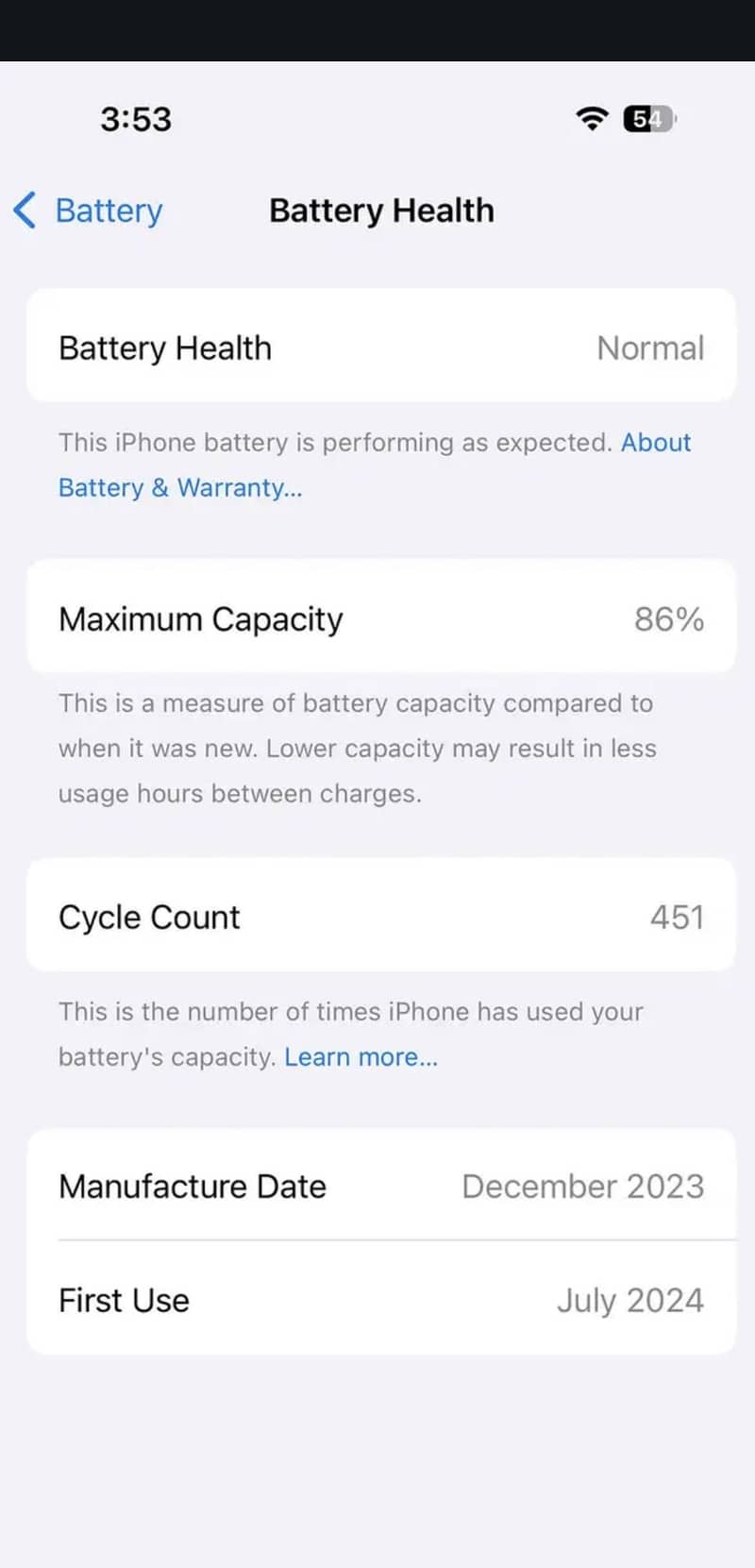 Iphone 15 jv non E sim with box 3