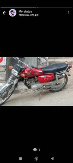honda 125cc ha  condition 10/9 ha 20000 Chala Hu wa ha