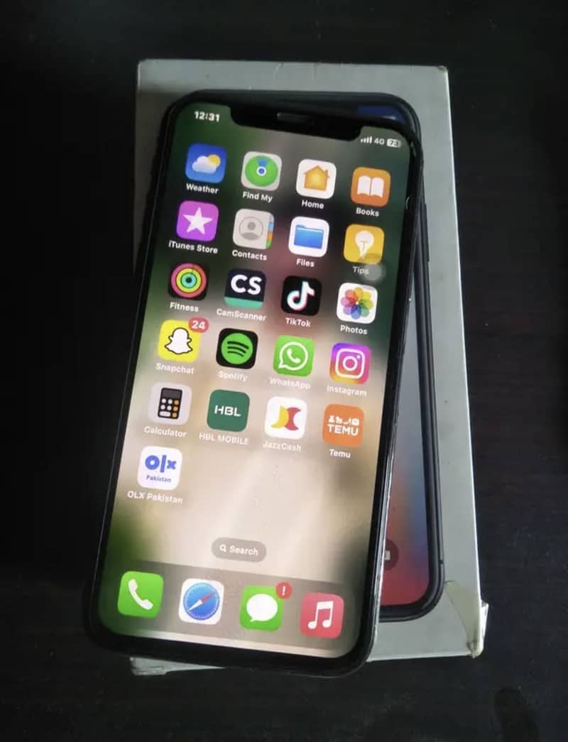 Iphone x 256 approve with box and exchange possible 2