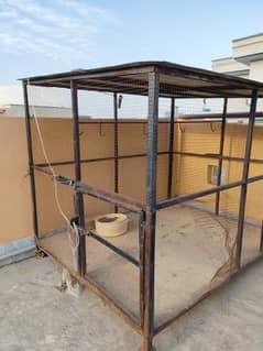 solid iron cage