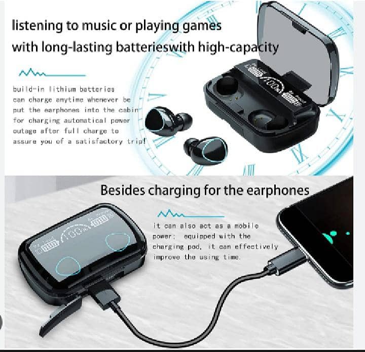 Airpods_Pro Wireless  Bluetooth 5.0 Compatible with IOS and Android 6