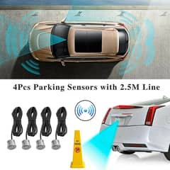 AOLEAD Parking Sensor Set 4 Auto Backup Alert Parking Alarm Kit