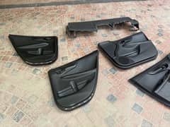 Corolla 2009 to 2012 dashboard & panel black