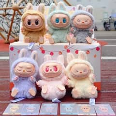 labubu keychain + stuff toy