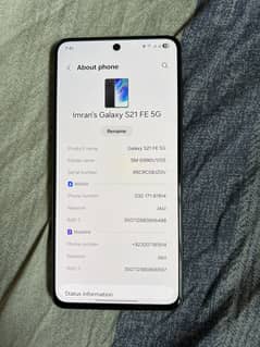 Samsung S21FE with box