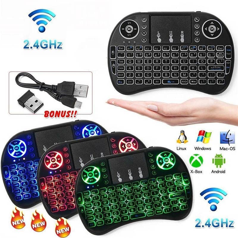 wireless keyboard and built-in touchpad 0