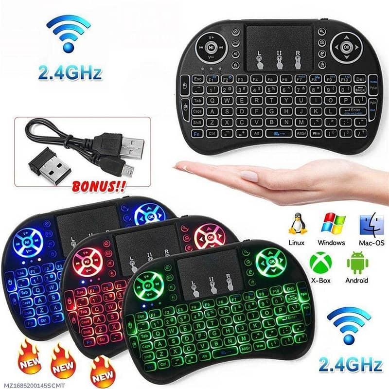 wireless keyboard and built-in touchpad 6