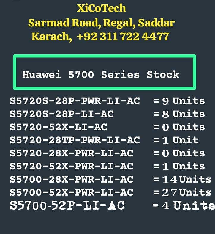 Networking switches Cisco Huawei D-Link Unifi Mikrotik 9