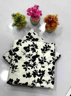 Unstitched printed suit 2pc