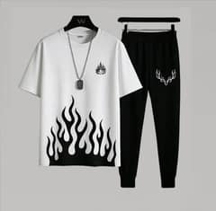 2 Pcs Men's Micro Plain Track Suit