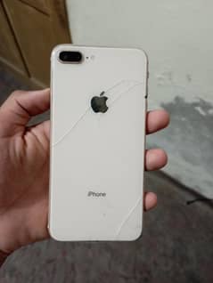 iphone 8+PTA approve 64 GB back break panal Ok Ha