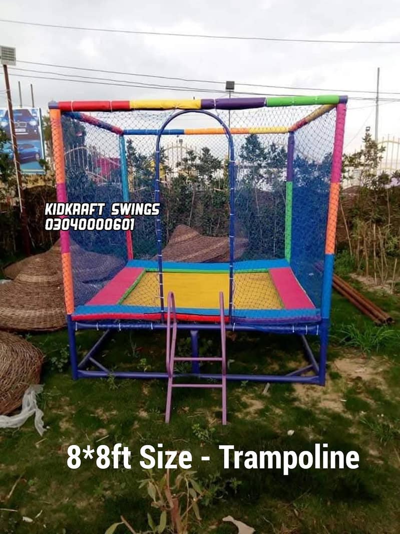 Trampoline | Jumping Pad | Round Trampoline | Kids Toy| Kids Slides 16