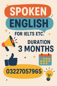 Master Spoken English & IELTS in 3 Months