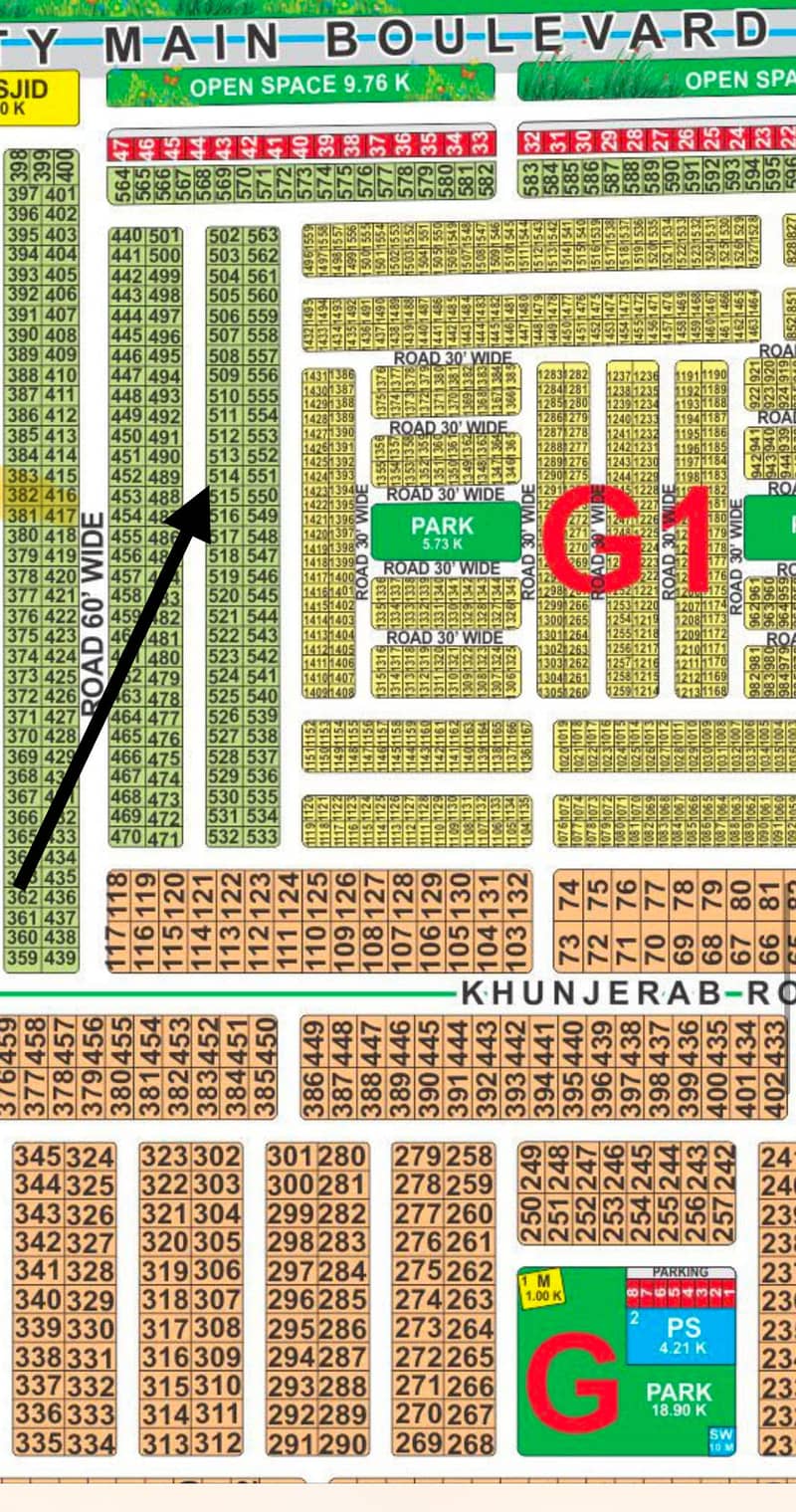 10 Marla Plot Available G1 Block 0